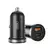 MR4_147290 Автомобільний зарядний пристрій xo cc56 mini car charger usb-a, type-c single port 30w, simultaneous 5v3a, чорний 