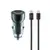 MR4_147293 Автомобільний зарядний пристрій xo cc60 smart transparent car charger a30+c30 simultaneous 60w+type-c cable, чорний 