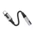 MR4_151314 Адаптер borofone bv19 creator digital audio converter type-c to 3.5mm, чорний 