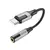MR4_151314 Адаптер borofone bv19 creator digital audio converter type-c to 3.5mm, чорний 