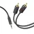 MR4_151411 Адаптер аудіо hoco upa28 3.5 double lotus rca audio cable 1.5m, чорний 