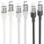 MR4_151466 Кабель pd hoco u129 spirit pd transparent charging data cable lightning 1.2m, чорний 