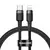 MR4_147511 Кабель pd baseus cafule cable type-c to lightning pd 20w 1m, сірий+чорний catlklf-g1 