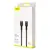 MR4_147511 Кабель pd baseus cafule cable type-c to lightning pd 20w 1m, сірий+чорний catlklf-g1 