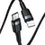 MR4_147511 Кабель pd baseus cafule cable type-c to lightning pd 20w 1m, сірий+чорний catlklf-g1 