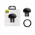 MR4_147507 Автотримач baseus magnetic car mount (for dashboards and air outlets) 2in1, чорний suld-01 