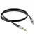 MR4_150975 Кабель aux audio hoco upa22 aux silicone audio cable 1m, чорний 