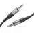 MR4_151011 Кабель aux audio hoco upa23 aux audio cable 1m, metal, сірий 