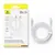 MR4_147494 Кабель pd baseus foamed silicone type-c to type-c 100w 2m, білий e0426705 