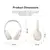 MR4_147499 Навушники baseus bass bh1 nc wireless noise cancelling headphones, білий a0203702 