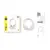 MR4_147499 Навушники baseus bass bh1 nc wireless noise cancelling headphones, білий a0203702 
