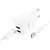 MR4_152125 Мережевий зарядний пристрій hoco c141a smart dual-port charger set 5v, 2.1a, type-c cable, білий HOCO