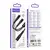 MR4_152108 Кабель hoco x123 victory 2in1 charging cable (c to ip+c) 1m, чорний 
