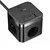 MR4_152080 Мережевий зарядний пристрій baseus powercombo cube power strip 3ac+2u+2c 30w 1.5m eu, чорний e00066400117-00 