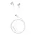 MR4_152048 Навушники baseus encok cz17 type-c wired earphones, білий a00170000213-z1 BASEUS