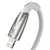 MR4_152075 Кабель pd baseus glimmer series fast charging data cable type-c to lightning 20w 1m, білий cadh000002 