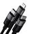MR4_152077 Кабель 3in1 baseus starspeed 3in1 fast charging data cable usb-a to (lightning, micro, type-c) 3.5a 1.2m, чорний caxs000001 