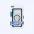 MR4_152262 Чохол rock crystal armor anti-yellowing magnetic protection case для iphone 17 pro transparent, чорний 
