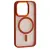 MR4_152683 Чохол cristal guard magsafe для iphone 15 pro помаранчевий 