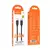 MR4_152317 Кабель pd hoco x115 surpass 240w fast charging data cable c to c 1m, чорний 