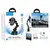 MR4_152323 Автотримач hoco h89 crown large suction cup car holder (center console), чорний metal, сірий 