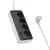 MR4_152311 Мережевий подовжувач hoco ac22 sunlight 4-bit (pd30w, 1c3a) desktop socket (eu, ger), (l=3m), чорний 