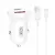 MR4_152937 Автомобільний зарядний пристрій xo cc69 mini smart a+c 30w + type-c cable, білий XO