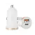 MR4_152927 Автомобільний зарядний пристрій xo cc56 mini car charger usb-a, type-c single port 30w, simultaneous 5v3a, білий 