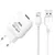 MR4_152933 Мережевий зарядний пристрій xo l37 eu charger with lightning cable, білий 