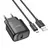 MR4_153092 Мережевий зарядний пристрій hoco c140a smart single port qc3.0 charger set 18w (qc, fcp, afc) +micro, білий HOCO