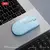 MR4_153183 Компютерна мишка xo m13 tri-mode bluetooth wireless silent mouse блакитна (деф. пак) 