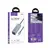 MR4_153038 Хаб hub hoco hb1a 4in1 converter (usb to usb2.0*4) metal, сірий 