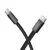 MR4_153055 Кабель pd hoco x125 exceso charging data cable c to c 60w, 1m, чорний 