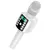MR4_153138 Мікрофон караоке hoco l24 shine karaoke microphone, білий 