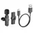 MR4_1007 Мікрофон прищепка borofone bfk12 trophy lavalier wireless digital microphone lightning, чорний 