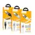 MR4_1759 Кабель pd hoco u129 spirit 60w transparent charging data cable type-c to type-c 1.2m, чорний 