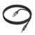 MR4_1500 Адаптер аудіо hoco upa27 spirit transparent digital audio conversion cable type-c 1.2m, чорний 