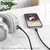 MR4_1497 Адаптер аудіо hoco upa27 spirit transparent digital audio conversion cable lightning 1.2m, чорний 
