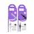 MR4_1497 Адаптер аудіо hoco upa27 spirit transparent digital audio conversion cable lightning 1.2m, чорний 