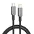 MR4_967 Кабель xo nb-q250a pd 27w, 1m type-c to lightning fast charging, чорний 