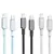 MR4_969 Кабель xo nb-q250a pd 27w, 1m type-c to lightning fast charging синій 