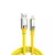 MR4_946 Кабель xo nb251 liquid silicone rubber для type-c 6a, 1m жовтий 