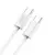 MR4_1056 Кабель xo nb-q259 woven data cable type-c to type-c 60w, 1m, білий 
