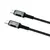 MR4_1508 Кабель xo nb-q267 magnetic braided type-c to type-c 60w data cable 1m, чорний 