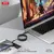 MR4_1508 Кабель xo nb-q267 magnetic braided type-c to type-c 60w data cable 1m, чорний 