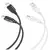 MR4_1036 Кабель xo nb-q236a braided type-c to lightning 27w data cable, чорний 