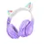 MR4_132471 Навушники накладні hoco w42 cat ears over-ear bt headphones bt5.3 purpule grape HOCO