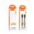 MR4_144072 Кабель pd hoco x115 surpass 60w charging data cable c to c 1 m, чорний HOCO