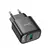 MR4_151543 Мережевий зарядний пристрій hoco c140a smart single port qc3.0 charger 18w (qc, fcp, afc) чорний HOCO