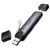 MR4_153821 Картрідер hoco hb56 victory usb, type-c 3in1 card reader metal сірий HOCO